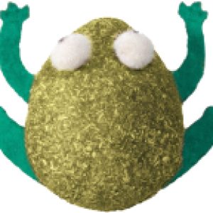 Игрушка для кошек Лягушка / 22171050 21век