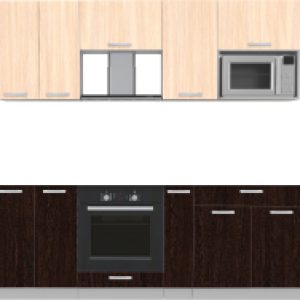 Кухонный гарнитур Мила Лайт 2.2 ВТ без столешницы 21век