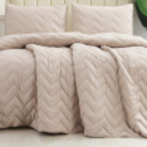 Набор текстиля для спальни Робби 230х250 / Пок-Роб-бж-230х250 21век