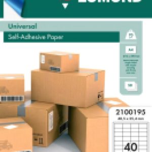 Набор этикеток Самоклеющаяся 40 делений A4 70 г/м 50л / 2100195 21век