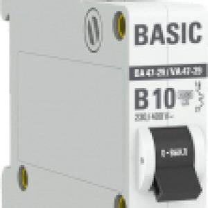 Выключатель автоматический ВА 47-29 1P 10А (B) 4.5кА / mcb4729-1-10-B 21век