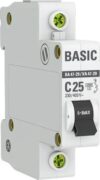 Выключатель автоматический ВА 47-29 1P 25А (C) 4.5кА / mcb4729-1-25C 21век
