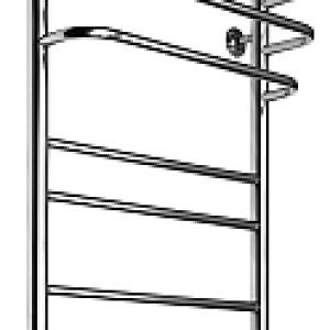 Полотенцесушитель водяной Лира 50x80/9 (1/2") 21век