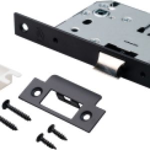 Защелка врезная с фиксацией 5600-BLACK 21век