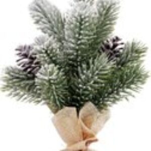 Елка декоративная Заснеженная с шишками / 592010 21век