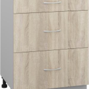 Шкаф-стол кухонный Корнелия Лира НШ60р3ш без столешницы 21век