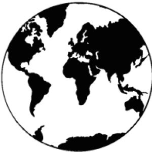 Декор настенный Земной шар 60x60-B / 060-1 21век