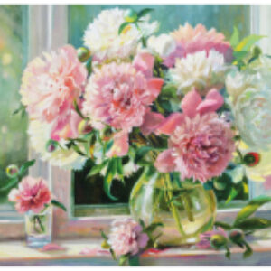 Картина по номерам Пионы / 662898 21век