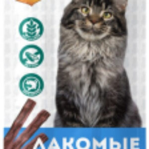 Лакомство для кошек Лакомые палочки с форелью и лососем / 707698 21век