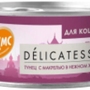 Влажный корм для кошек Тунец с макрелью в нежном желе / 7176168 21век