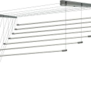 Сушилка для белья Потолочная 7 прутьев Silver Style 110см 21век