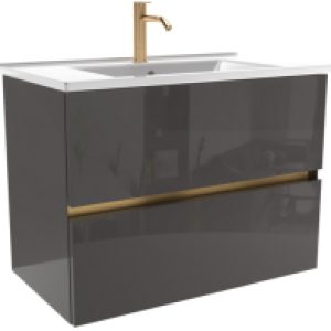 Тумба с умывальником Лира 80 / L80MWFMLGVG-OL80 21век