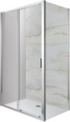 Душевой уголок 80x100x190 / SSW020100+BP02080 21век