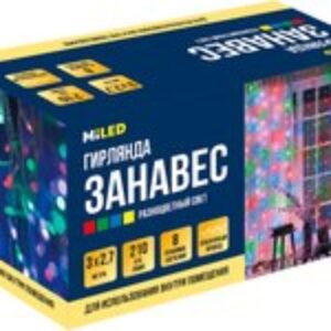 Световой занавес 8 режимов 210 ламп / ГЗ-0045 21век