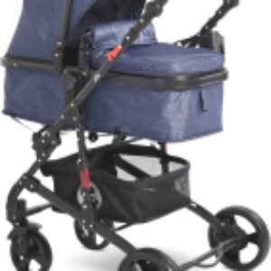 Детская универсальная коляска Alba Classic 3 в 1 Jeans Blue / 10021662188 21век