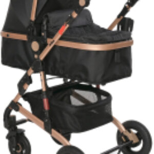 Детская универсальная коляска Alba Premium Black / 10021422305 21век