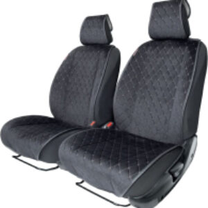 Комплект чехлов для сидений ALC-0410 BK/GY 21век