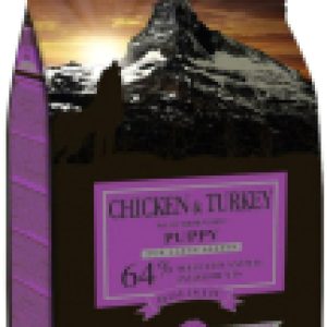 Сухой корм для собак Для щенков крупных пород курица и индейка с бурым рисом 21век