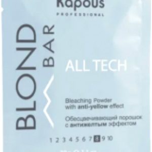 Порошок для осветления волос Blond Bar All Tech с антижелтым эффектом 21век