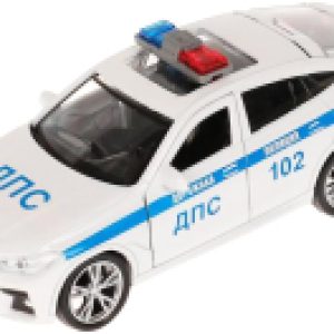 Автомобиль игрушечный BMW X6 Полиция / X6-12POL-WH 21век