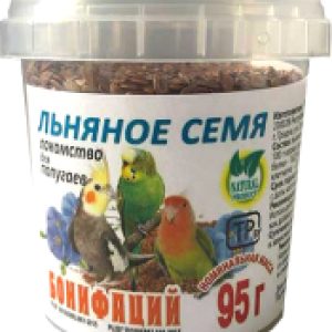 Лакомство для птиц Льняное семя 21век