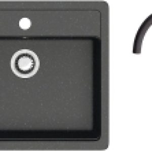 Мойка кухонная со смесителем BR-5750 + Like F8007122 21век