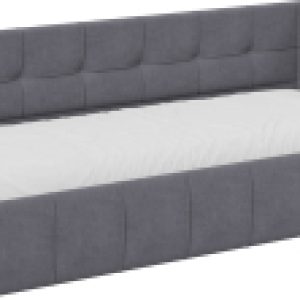 Кровать-тахта Грей c мягкой обивкой с ПМ 80x200 21век