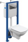Унитаз подвесной с инсталляцией Carina XL CO DPL EO Slim / 64441 21век