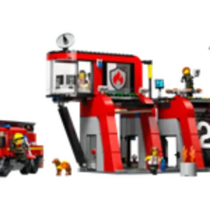 Конструктор City Fire Station with Fire Truck 60414 21век
