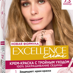 Крем-краска для волос Color Excellence 7.3 21век