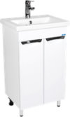 Тумба с умывальником Лима Como 50 / VLIM50CO-T2ST+S-UM-COM50/1-w 21век