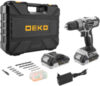 Аккумуляторная дрель-шуруповерт DKCD20 Black Edition Set 3 / 063-4050 21век