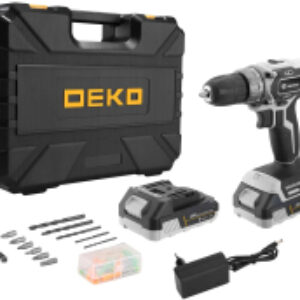 Аккумуляторная дрель-шуруповерт DKCD20 Black Edition Set 3 / 063-4050 21век