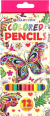 Набор цветных карандашей Бабочка / DV-1069-12 21век