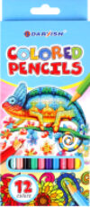 Набор цветных карандашей Зверята / DV-118-12 21век