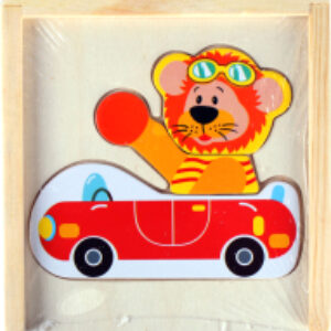 Развивающая игра Зверюшки в автомобилях / DV-T-2384 21век