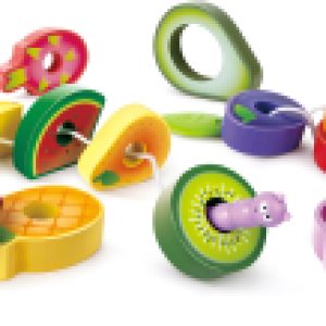 Развивающий игровой набор Шнуровка Веселые гусеницы / E1072_HP 21век