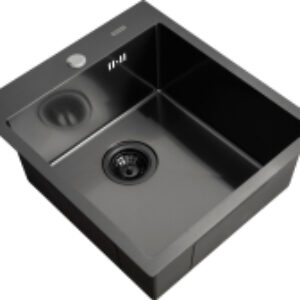 Мойка кухонная Eco AR PVD Nano Decor 45x50 21век