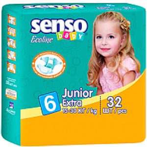 Подгузники детские Ecoline Junior Extra 6 21век