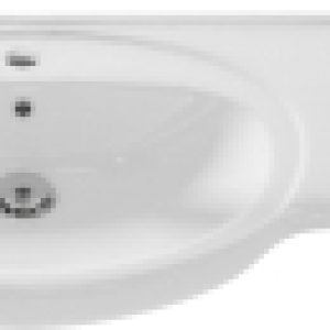 Умывальник со смесителем Erica 80 / S-UM-ERI80-1-W + 63020 21век