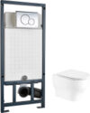 Унитаз подвесной с инсталляцией Erlenbach 004 GL-WT + Marberg 507 RD 21век