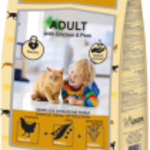 Сухой корм для кошек Expert для взрослых кошек с курицей и горохом 21век