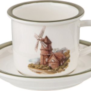 Чашка с блюдцем Family House / 263-1323 21век