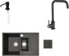 Мойка кухонная со смесителем Forma L + смеситель W4998-4-22 + дозатор L405F 21век