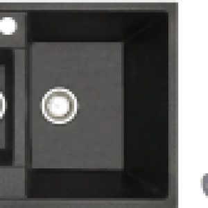 Мойка кухонная со смесителем Forma R + смеситель W4998-4-25 21век