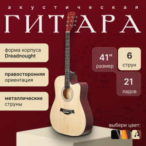 Акустическая гитара FT-221-N 21век