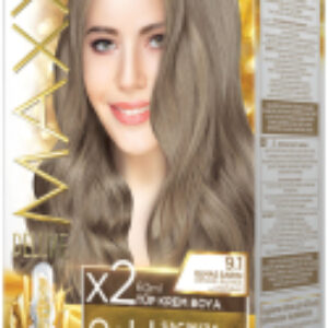 Крем-краска для волос Gold Hair Dye Kit тон 9.1 21век