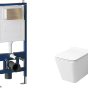 Унитаз подвесной с инсталляцией GR-4414S+900.K31.01.000+700.K31.01.310.310 21век