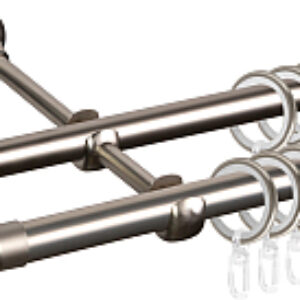 Карниз для штор Grace D16Г/16Г + заглушка Плоская 21век