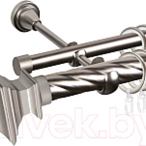 Карниз для штор Grace D25К/16Г составной + наконечники Верди 21век